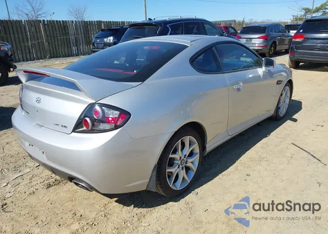 2008 Hyundai Tiburon Gt/Gt Limited/Se z USA, uszkodzony, nr VIN KMHHN66F48U268987